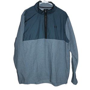 MENS UNDER ARMOUR COLDGEAR INFRARED 1/2 ZIP PULLOVER BLUE  Two-Tone 2XL XXL